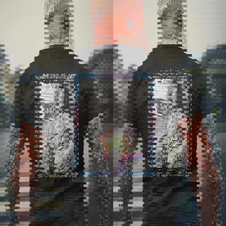 ジャニスジョプリン_001 メンズTシャツ バックプリント 高齢者への贈り物