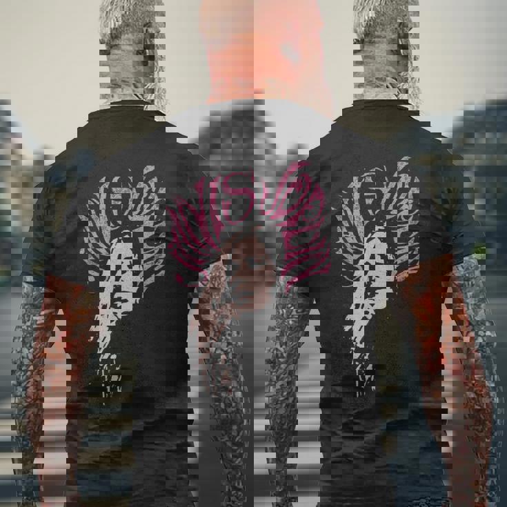 ジャニス・ジョプリン・サイケデリック メンズTシャツ バックプリント 高齢者への贈り物