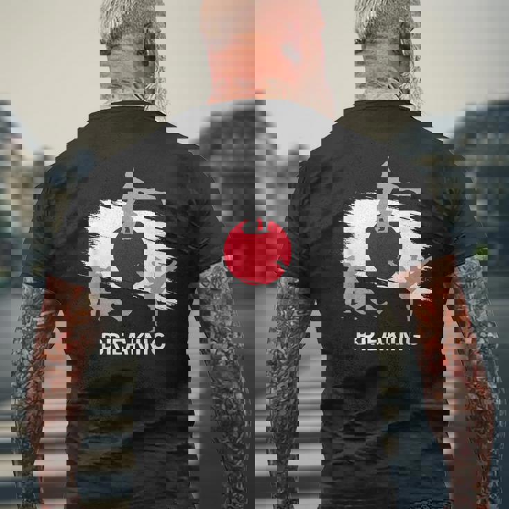 ジャパンブレイクダンスシャツ ジャパンサマーブレイキング2024 メンズTシャツ バックプリント 高齢者への贈り物