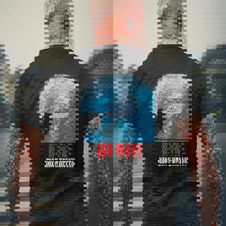 ジュラシック・ワールド Big Wave メンズTシャツ バックプリント 高齢者への贈り物