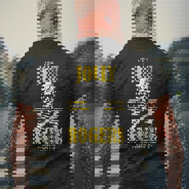 ジョリー・ロジャースf-84 苦難 メンズTシャツ バックプリント 高齢者への贈り物