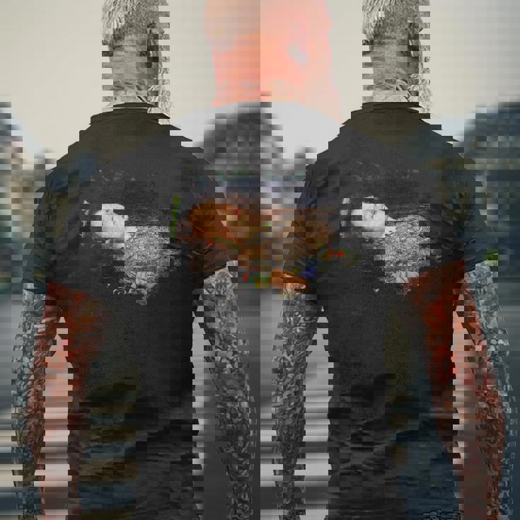 ジョン・エバレット・ミレイスのオフィーリア・グランジ メンズTシャツ バックプリント 高齢者への贈り物