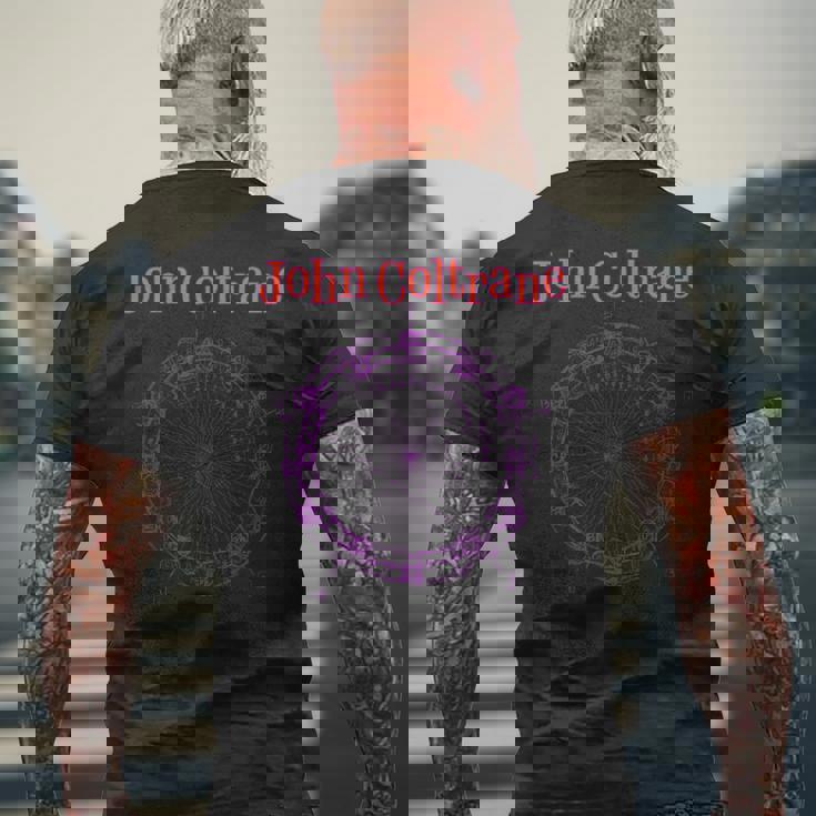 ジョン・コルトレーン サークル・オブ・フィフス ドローイング メンズTシャツ バックプリント 高齢者への贈り物