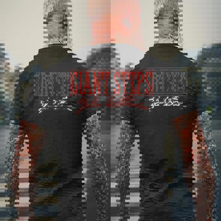 ジョン・コルトレーン ジャイアントステップ メンズTシャツ バックプリント 高齢者への贈り物