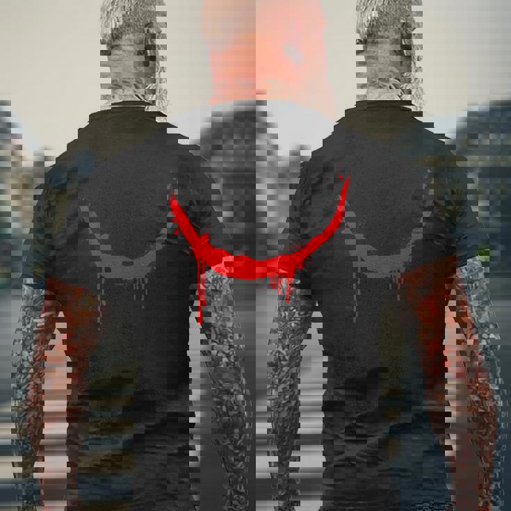 ジョーカースマイル メンズTシャツ バックプリント 高齢者への贈り物