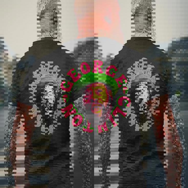 ジョージ・クリントン・フェイス メンズTシャツ バックプリント 高齢者への贈り物