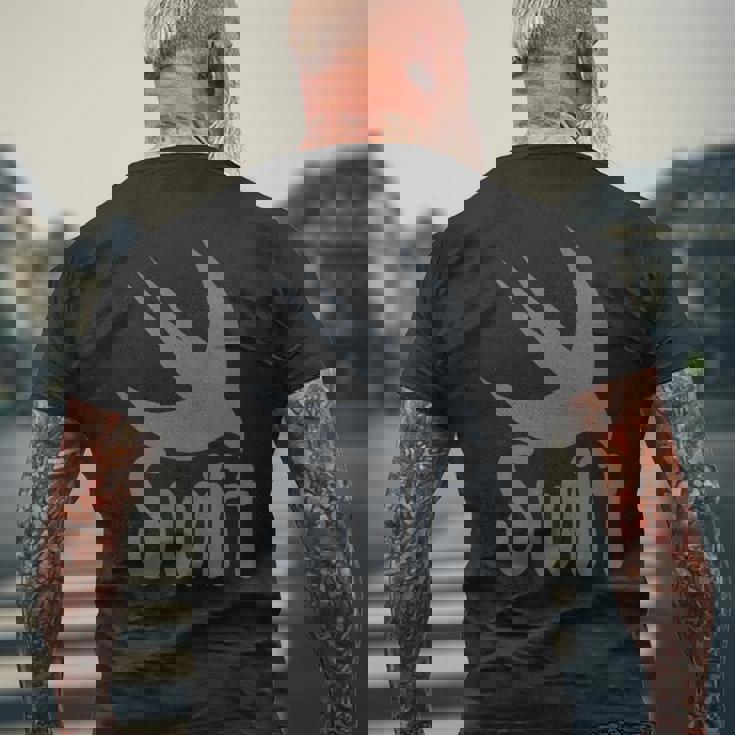 スイフト メンズTシャツ バックプリント 高齢者への贈り物