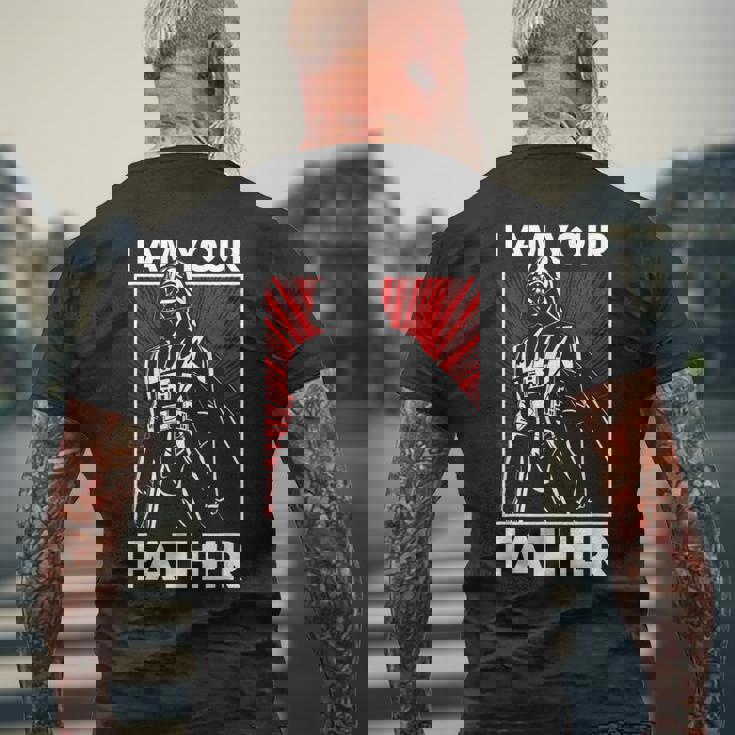 スターウォーズ クラシック 父の日 I Am Your Father 胸ポスター メンズTシャツ バックプリント 高齢者への贈り物