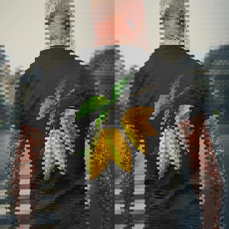 スターフルーツ フルーツ モチーフ イラスト スターフルーツ メンズTシャツ バックプリント 高齢者への贈り物