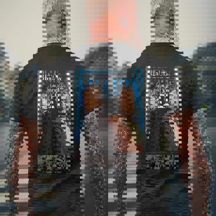 スター・ウォーズ クラシック オビワン&アナキン グループショットポスター メンズTシャツ バックプリント 高齢者への贈り物