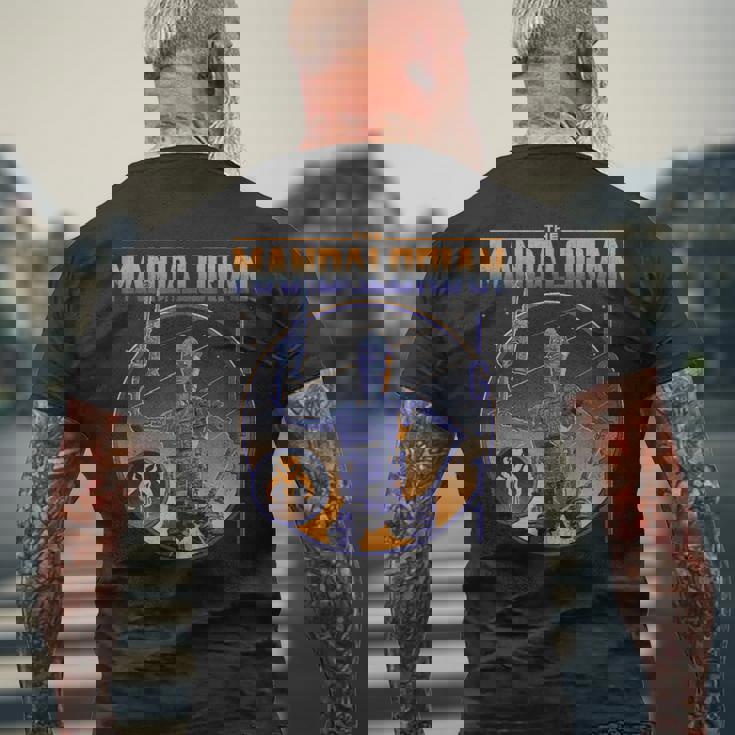 スター・ウォーズ マンダロリアン Ig-11 アイジーイレブン エピックロゴ メンズTシャツ バックプリント 高齢者への贈り物