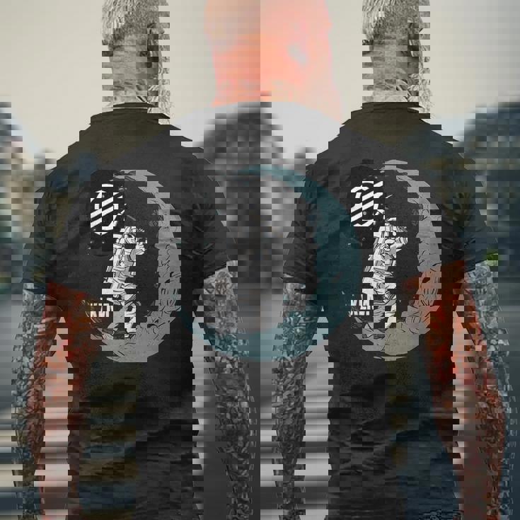 ステラ Xlm ムーンマイナー 暗号宇宙人 暗号通貨 メンズTシャツ バックプリント 高齢者への贈り物