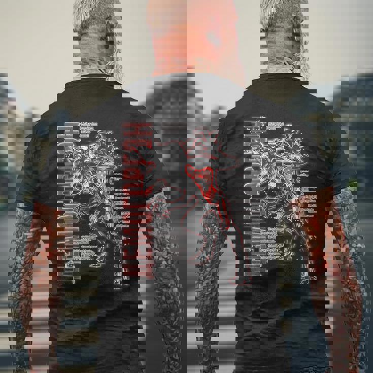 ストレンジャー・シングス デモゴルゴン プロフィール 解剖学 ファン記念品 メンズTシャツ バックプリント 高齢者への贈り物