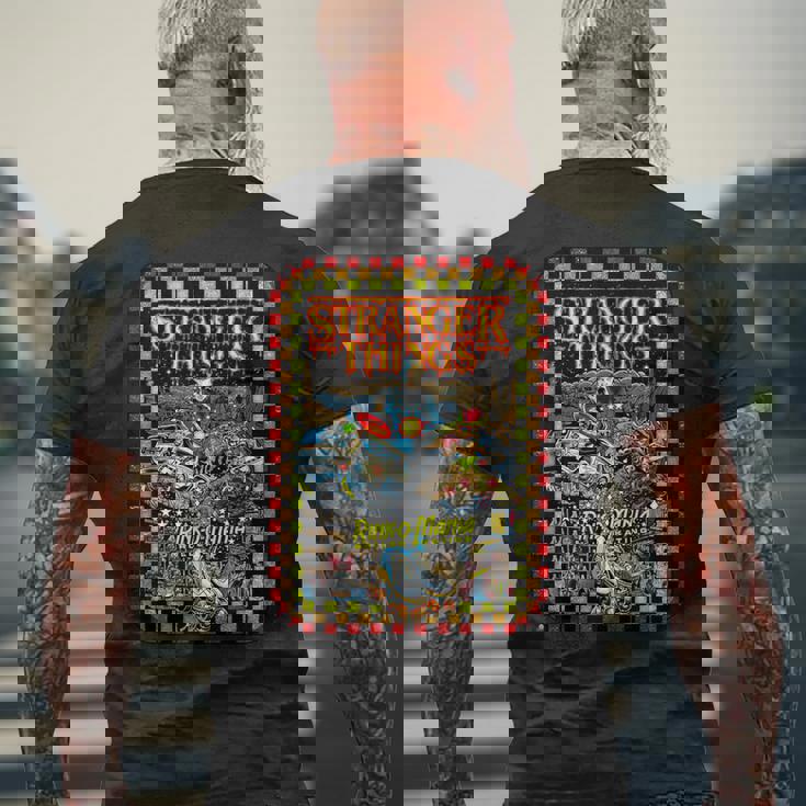 ストレンジャー・シングス プロモ コミック イレブン リンク O マニア レトロ 80年代 メンズTシャツ バックプリント 高齢者への贈り物