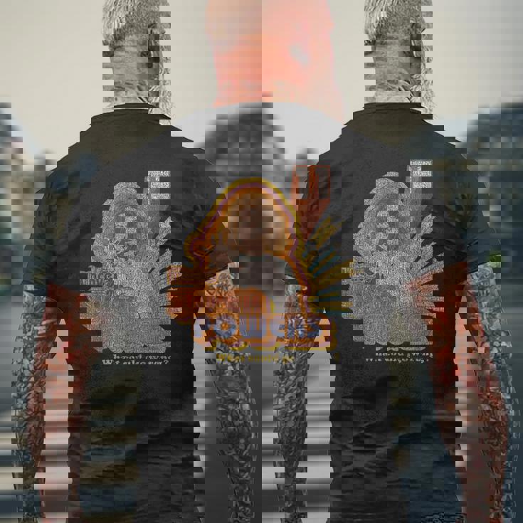 ストレンジャー・シングス ヴィンテージ イレブン レトロ ポーズ スーパーパワー メンズTシャツ バックプリント 高齢者への贈り物