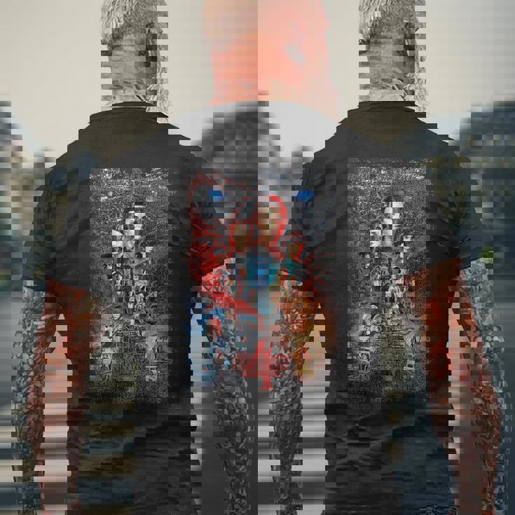 ストレンジャー・シングス4ポスター ヴィンテージ バトルファン 記念品 メンズTシャツ バックプリント 高齢者への贈り物