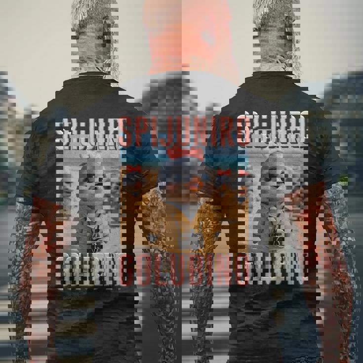 スピジュニロ ゴルビーノ イタリアン ブレイン モンスター Ai キッズ メンズTシャツ バックプリント 高齢者への贈り物