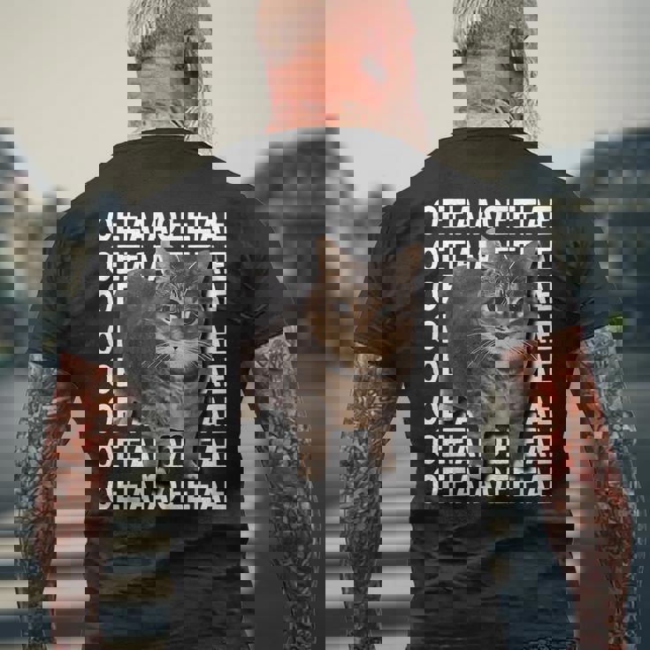 スピニングキャットミーム Oiiaoiia キャットミーム メンズTシャツ バックプリント 高齢者への贈り物