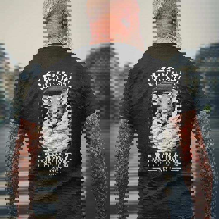 スリーピーヘッドポッサムパジャマ メンズTシャツ バックプリント 高齢者への贈り物