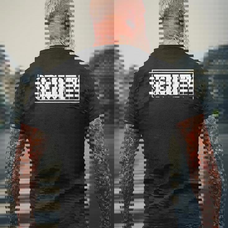 セキュリティ ティーシャツセキュリティシャツ 警備員コスチューム 警備員 メンズTシャツ バックプリント 高齢者への贈り物