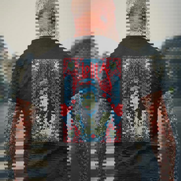 セクシー ゾンビ ピンナップ ガール ヴィンテージ ロリータ ゴス メンズTシャツ バックプリント 高齢者への贈り物