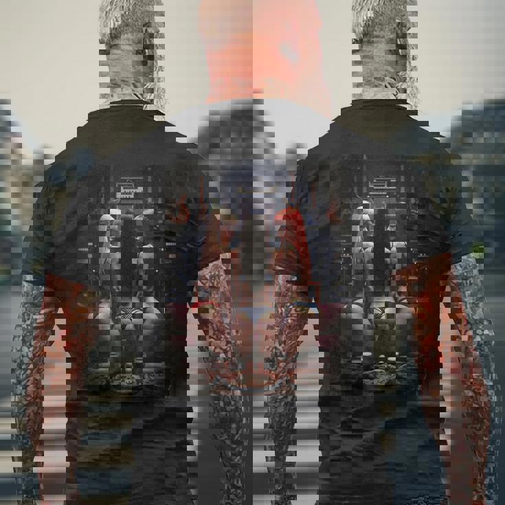 セクシーガールグラフィックtシャツ ホットガールズ&ギター 2 グランジ メンズTシャツ バックプリント 高齢者への贈り物