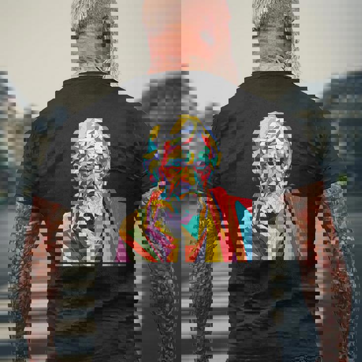 セネカ 若い表現主義 メンズTシャツ バックプリント 高齢者への贈り物