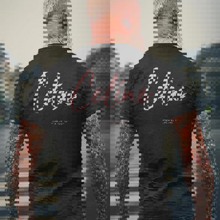 セリーヌ Heavenly メンズTシャツ バックプリント 高齢者への贈り物