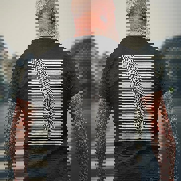 ゼブラ 錯視 メンズ レディース キッズ メンズTシャツ バックプリント 高齢者への贈り物