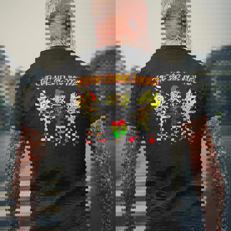 ソニック×れじぇくんuper Chaos Mode L メンズTシャツ バックプリント 高齢者への贈り物
