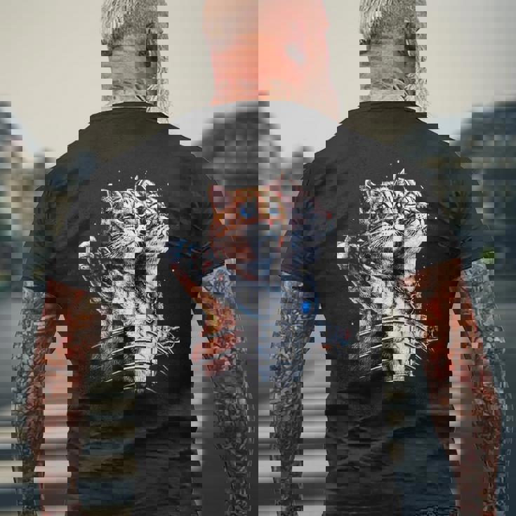 タイタニックキャット メンズTシャツ バックプリント 高齢者への贈り物