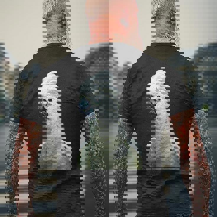 タイハクオウム 鳥 オウム メンズTシャツ バックプリント 高齢者への贈り物