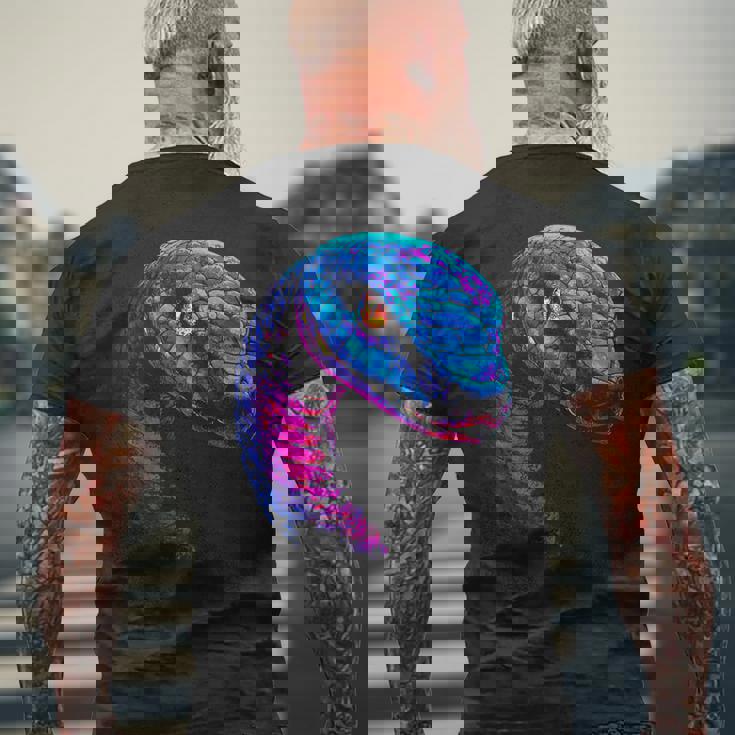 タイパン 動物 モチーフ イラスト タイパン メンズTシャツ バックプリント 高齢者への贈り物