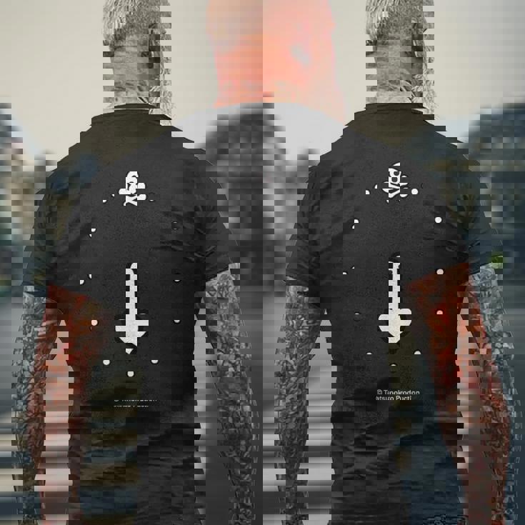 タイムボカン デザインo メンズTシャツ バックプリント 高齢者への贈り物