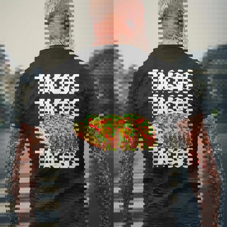 タコス Tacos メンズTシャツ バックプリント 高齢者への贈り物