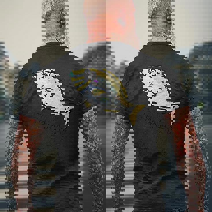 タマンさん メンズTシャツ バックプリント 高齢者への贈り物