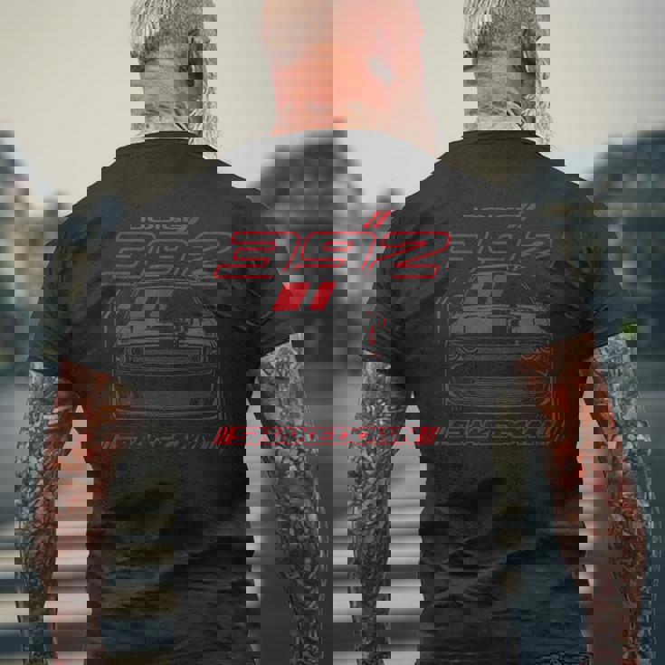 ダッジ チャレンジャー 392 シェイクダウン ラストコール メンズTシャツ バックプリント 高齢者への贈り物