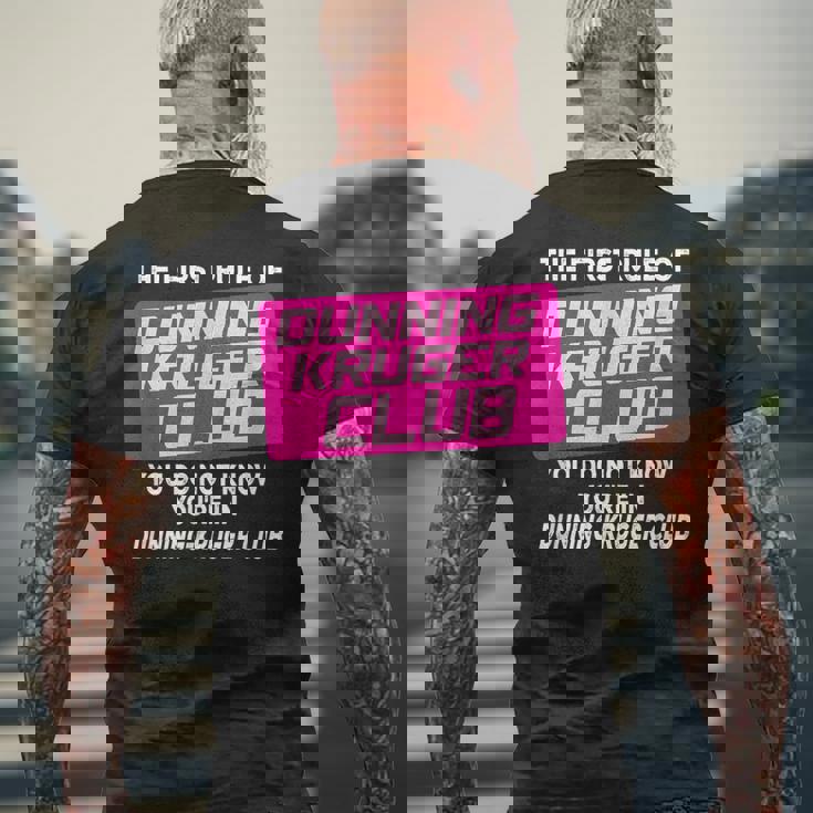 ダニング・クルーガークラブ メンズTシャツ バックプリント 高齢者への贈り物