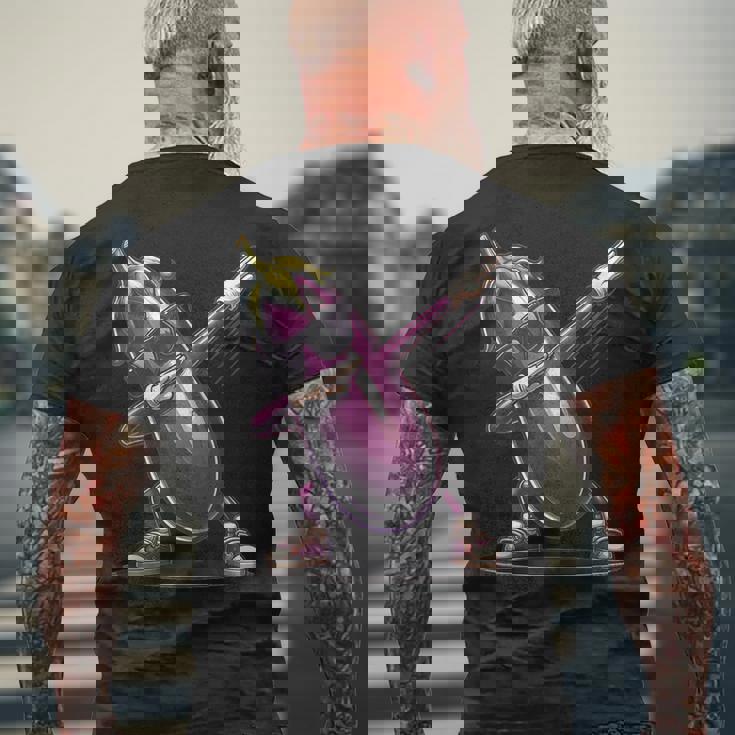 ダブ ナス ダンス ダブ ナス フルーツ メンズTシャツ バックプリント 高齢者への贈り物