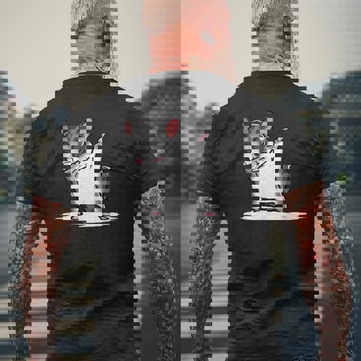 ダブダンスフクロモモンガペット メンズTシャツ バックプリント 高齢者への贈り物