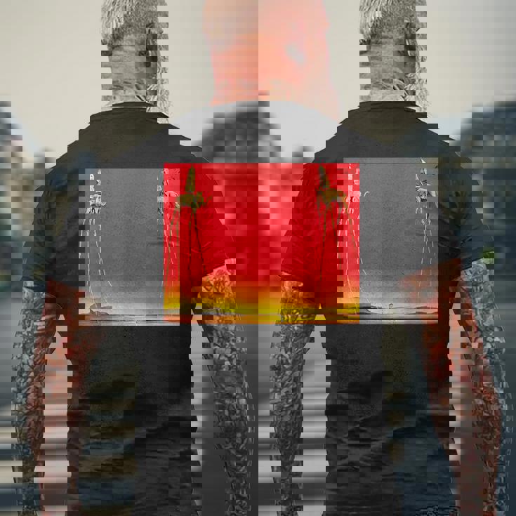 ダリ作 象 メンズTシャツ バックプリント 高齢者への贈り物