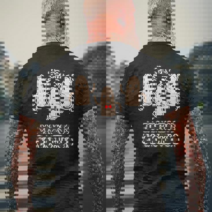 ダンシング ハニワ 踊る埴輪 ダンス【ゆるフレンズ】ハニワくん 歴史土器 キャラクター かわいい イラスト メンズTシャツ バックプリント 高齢者への贈り物