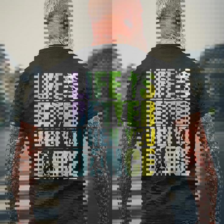 ダンス ストリート ダンス ブレイクダンス メンズTシャツ バックプリント 高齢者への贈り物