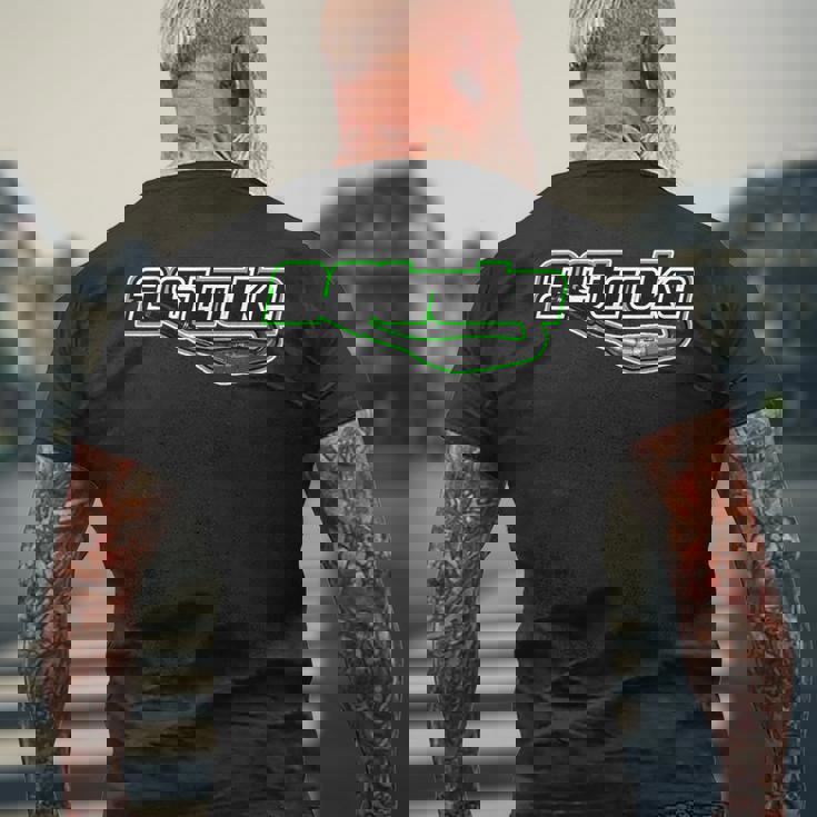 ダート バイク 2 ストローク エキゾースト エンデューロ オートバイ レース トラック メンズTシャツ バックプリント 高齢者への贈り物