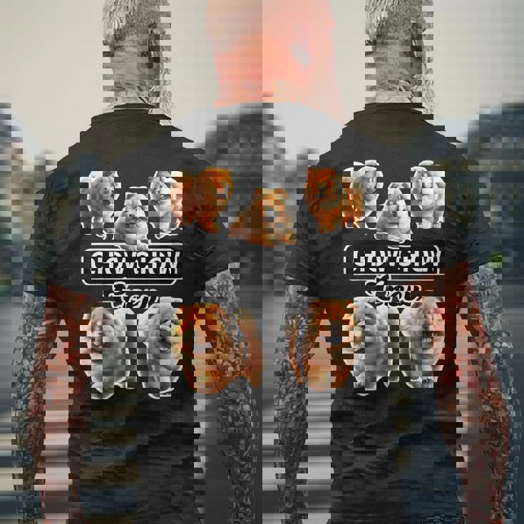 チャウチャウクルー メンズTシャツ バックプリント 高齢者への贈り物