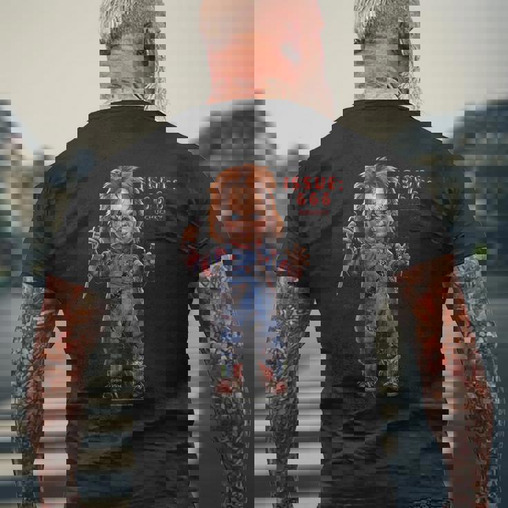 チャッキー Issue メンズTシャツ バックプリント 高齢者への贈り物