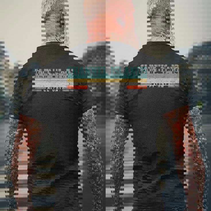 チャンネルアイランドカリフォルニア メンズTシャツ バックプリント 高齢者への贈り物