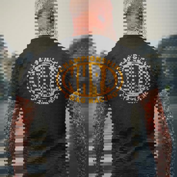 チャンピオンシップ Nhra ドラッグレーシング Raceday ドラッグレーサー メンズTシャツ バックプリント 高齢者への贈り物