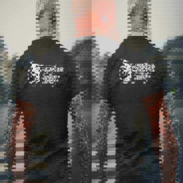 チャーチ・オブ・ミザリー・バンド メンズTシャツ バックプリント 高齢者への贈り物