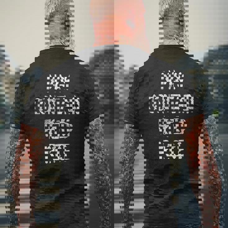 チャーハンを含む場合があります メンズTシャツ バックプリント 高齢者への贈り物